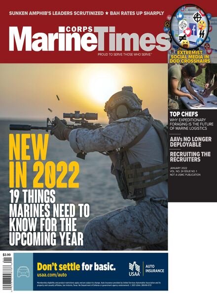 Marine Corps Times – January 2022 Cover