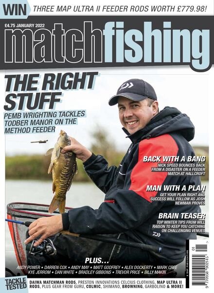 Match Fishing – January 2022 Cover
