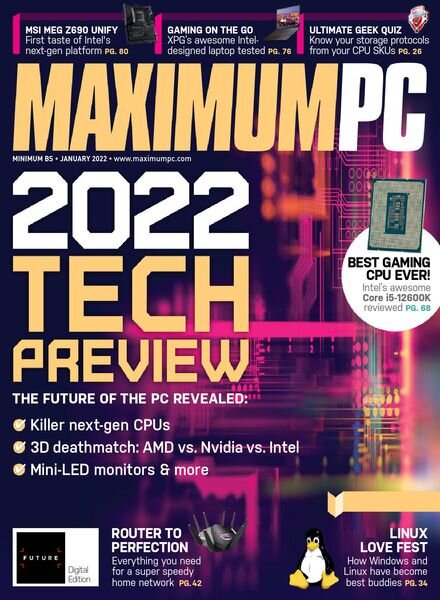 Maximum PC – January 2022 Cover