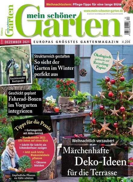 Mein schoner Garten – Dezember 2021 Cover