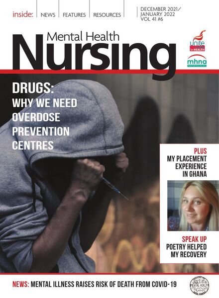 Mental Health Nursing – December 2021 – January 2022 Cover