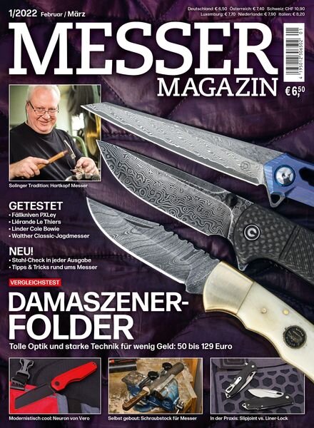 Messer Magazin – Februar 2022 Cover