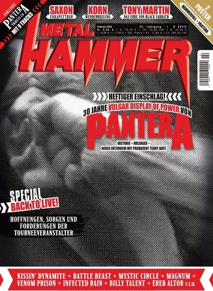 Metal Hammer Germany – Januar 2022 Cover