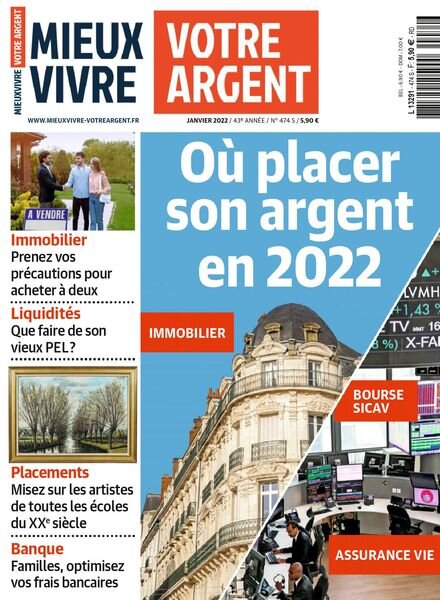 Mieux Vivre Votre Argent – janvier 2022 Cover