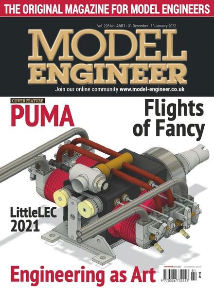 Model Engineer – Issue 4681 – 31 December 2021 Cover