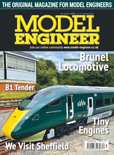Model Engineer – Issue 4682 – 14 January 2022 Cover