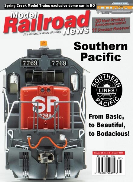 Model Railroad News – January 2022 Cover