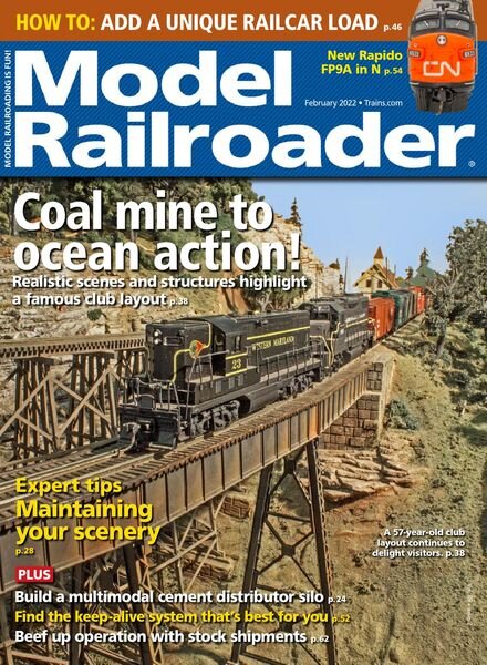 Model Railroader – February 2022 Cover