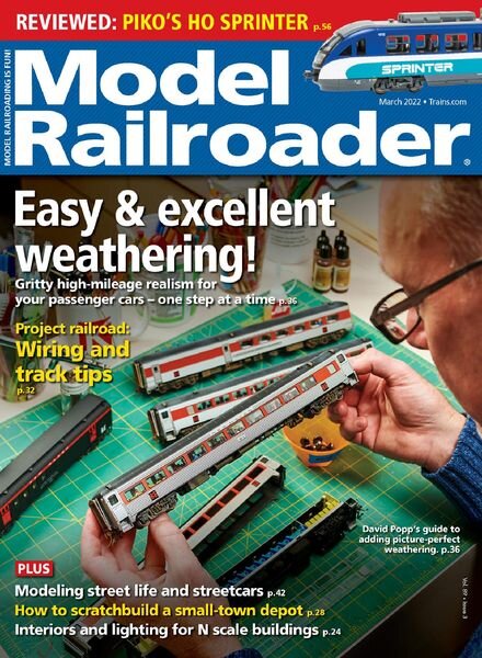 Model Railroader – March 2022 Cover