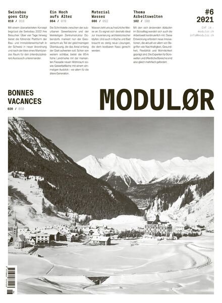 Modulor – 16 Dezember 2021 Cover