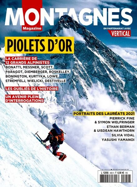 Montagnes Magazine – Janvier 2022 Cover