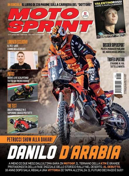Moto Sprint – 11 Gennaio 2022 Cover
