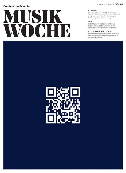 MusikWoche – 17 Januar 2022 Cover
