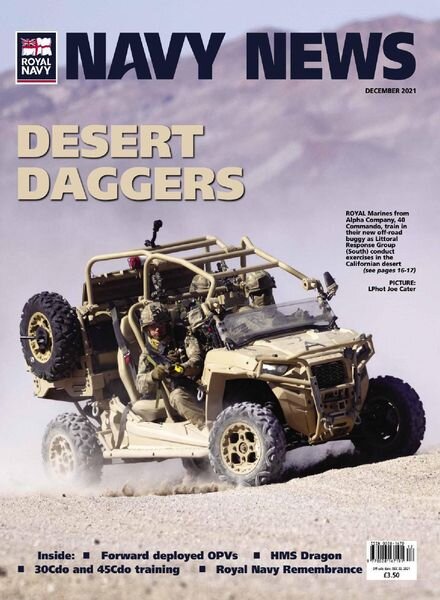 Navy News – December 2021 Cover