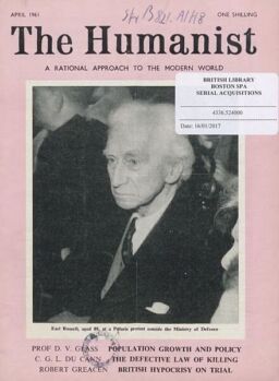 New Humanist – The Humanist, April 1961