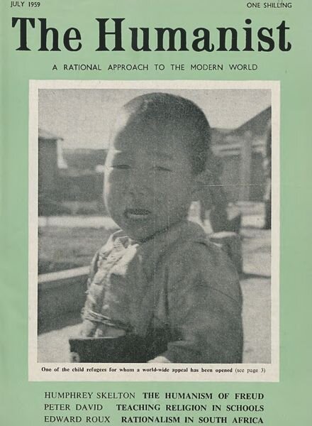 New Humanist – The Humanist, July 1959 Cover