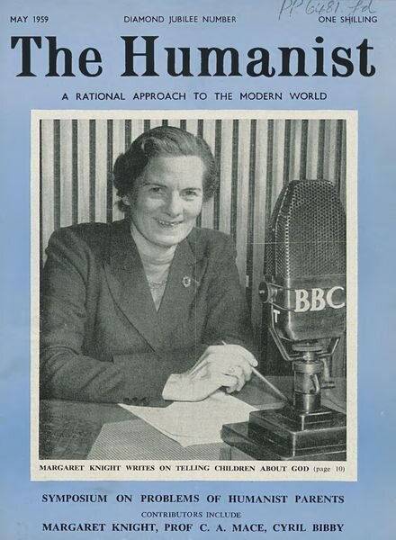 New Humanist – The Humanist, May 1959 Cover