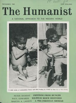 New Humanist – The Humanist, November 1960