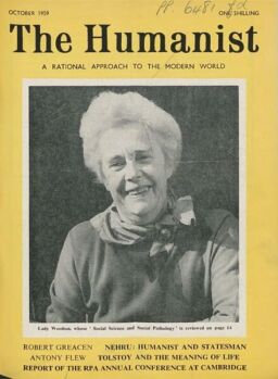New Humanist – The Humanist, October 1959