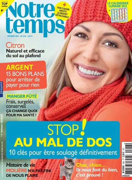 Notre Temps – Fevrier 2022 Cover