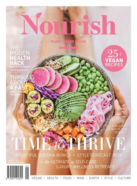 Nourish Plant-Based Living – January 2022 Cover