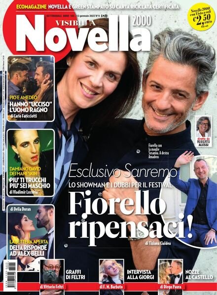 Novella 2000 – 13 Gennaio 2022 Cover