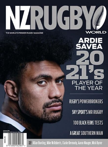 NZ Rugby World – December-January 2021 Cover