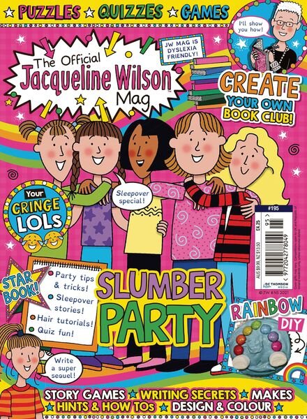 Official Jacqueline Wilson Magazine – January 2022 Cover