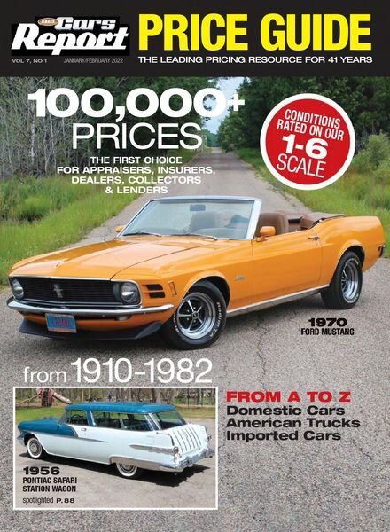 Old Cars Report Price Guide – January 2022 Cover