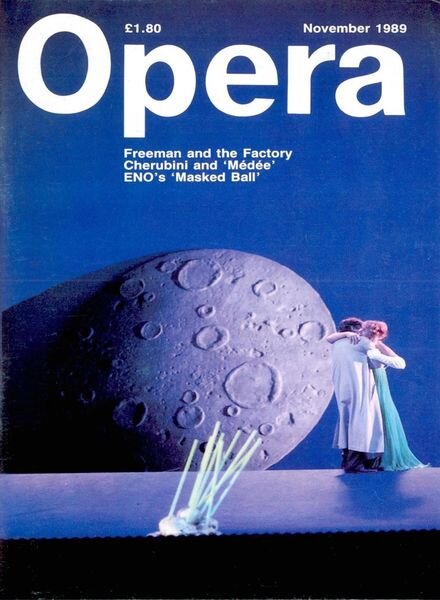 Opera – November 1989 Cover