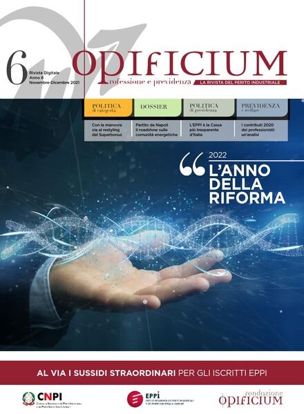 Opificium – Novembre-Dicembre 2021 Cover