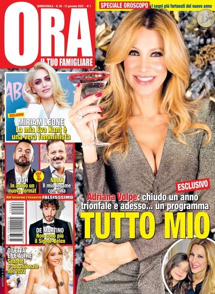 ORA – 11 gennaio 2022 Cover