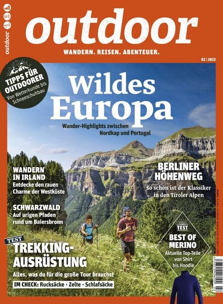 Outdoor – Februar 2022 Cover