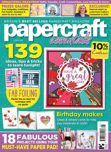 Papercraft Essentials – January 2022 Cover