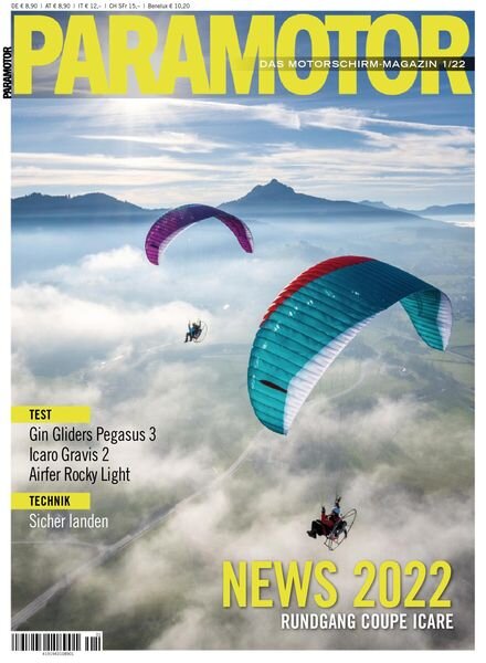 Paramotor Magazin – Dezember 2021 Cover