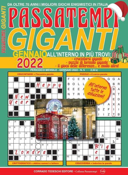 Passatempi Giganti – 15 dicembre 2021 Cover