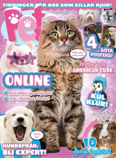Pets Sverige – januari 2022 Cover