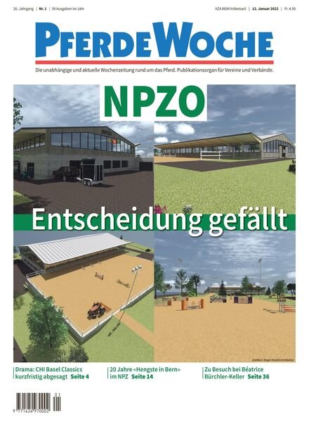 PferdeWoche – Januar 2022 Cover