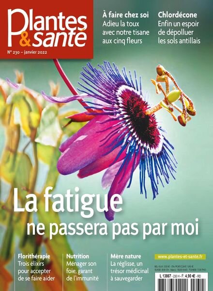 Plantes & Sante – Janvier 2022 Cover