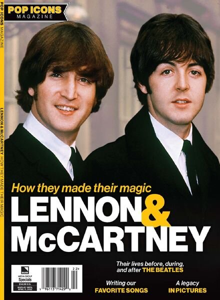Pop Icons Magazine – Lennon and McCartney – How They Made Their Magic – December 2021 Cover