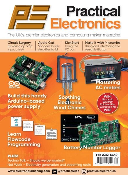 Practical Electronics – February 2022 Cover