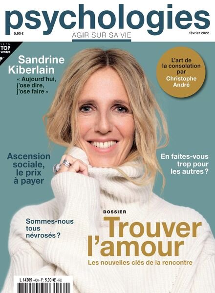Psychologies France – Fevrier 2022 Cover