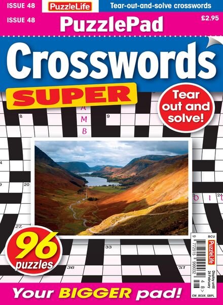 PuzzleLife PuzzlePad Crosswords Super – 27 January 2022 Cover