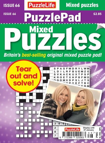 PuzzleLife PuzzlePad Puzzles – 30 December 2021 Cover