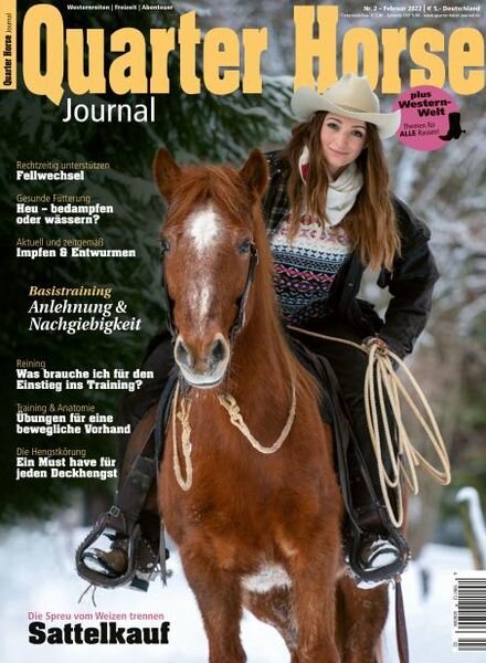Quarter Horse Journal – Januar 2022 Cover