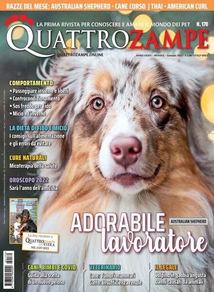 QuattroZampe – gennaio 2022 Cover