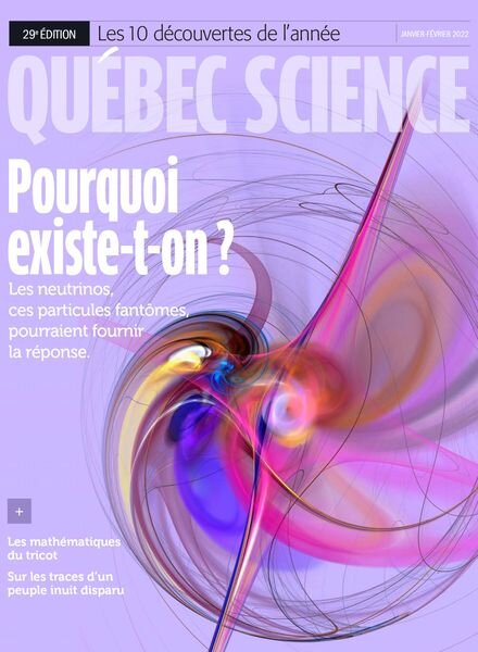 Quebec Science – Janvier-Fevrier 2022 Cover