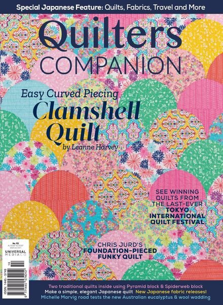 Quilters Companion – January 2022 Cover