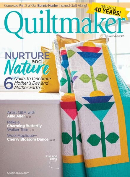 Quiltmaker – March 2022 Cover