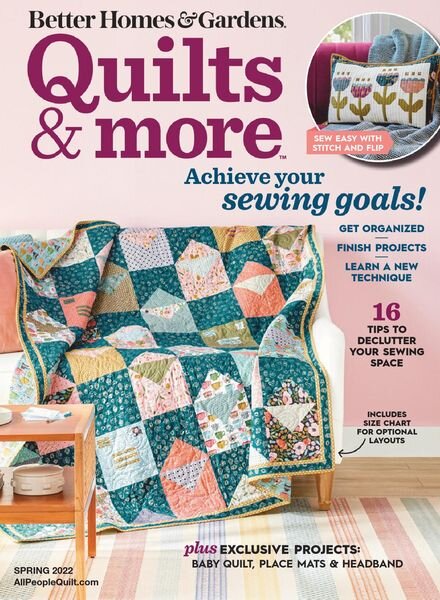 Quilts and More – January 2022 Cover
